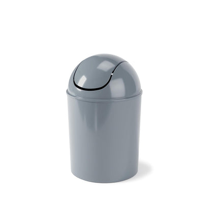 Umbra 1.25 Gallon Mini Waste Can with Removable Swing-Top Lid - Small Garbage Bin for Kitchen, Bathroom, Bedroom, Office - Compact Trash Can Fit Under Tables & Counters - Yellow