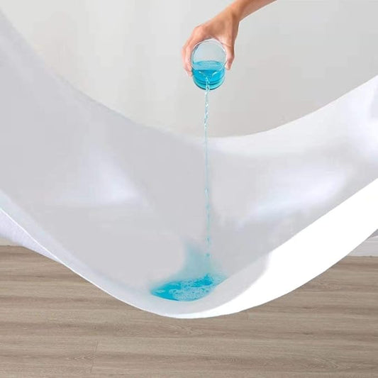 Waterproof Crib Pad, 27" x 50", Reusable Incontinence Flannel Crib Protector for Baby, Toddler, Elders and Pets - White