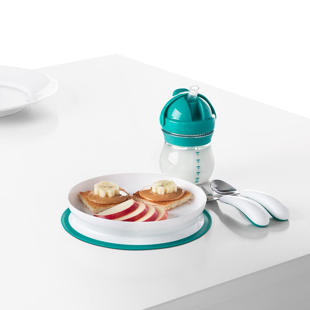 OXO Tot Stick and Stay Suction Plate - Blossom