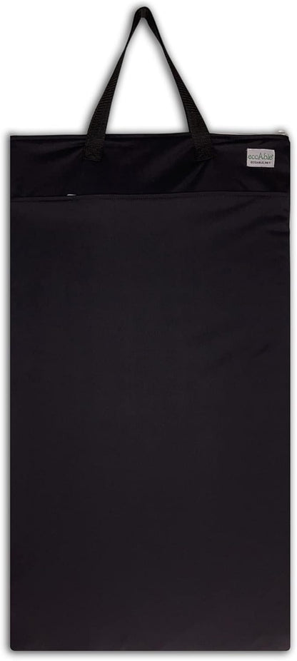 Ecoable Large Wet Dry Bag: Travel Tote Organizer for Diapers, Laundry, Beach, Pool, Stroller, Dirty Gym Clothes, Swimsuits (Navy Blue)
