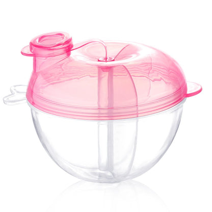 Accmor Baby Formula Dispenser for On-the-Go Feedings, Three-Compartment Non-Spill Formula Container to Go, Snack Milk Powder Dispenser for Traveling with Infant Toddler, Green, 2 Pack