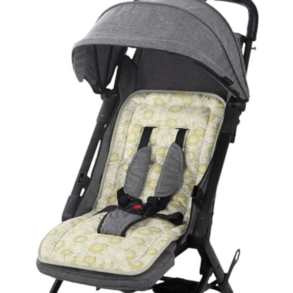 Universal Kids Stroller Seat Liner Cotton Kids Pushchair Cushion Seats Mat Breathable Stroller Liner Insert Mattress Soft Pushchair Seat Pad Pram Cushion Seats Pad Head Neck Body Support for 1-3 Years