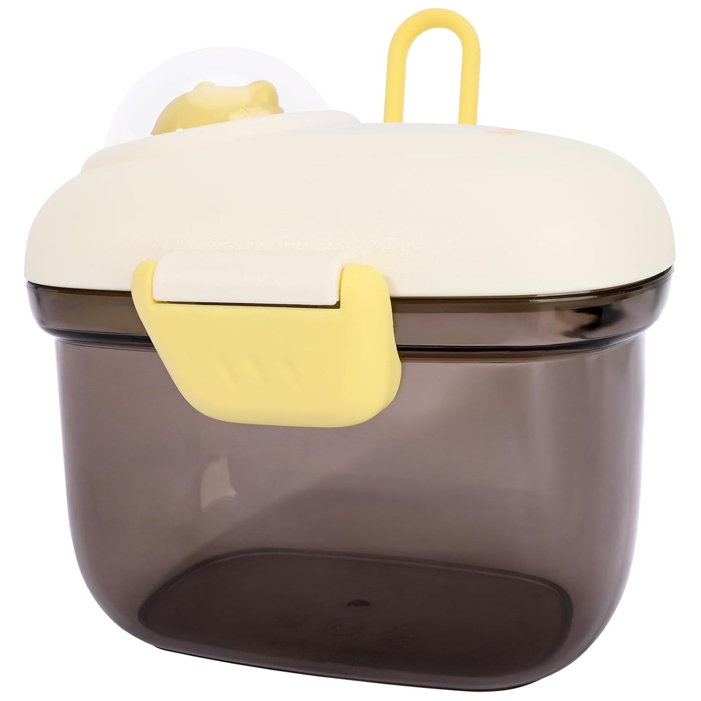 Bebamour Baby Formula Dispenser, BPA Free Portable Milk Powder and Candy Fruit Snack Storage Container with Scoop and Leveller for Travel, 450 ML, Green Cow