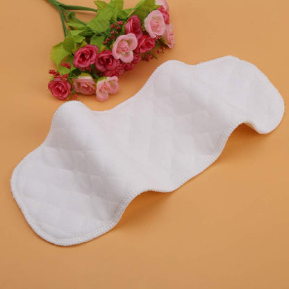Soft Diaper, 10PCS Breathable Baby Toddler Cotton Modern Cloth Nappy Liners Double Water Absorb Reusable Fits Most Babies (Six Layers 32x12cm)