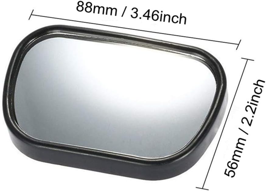 Baby Car Mirror, Monitor Infant Child Mirrors for Rear Facing Car Seat with Wide Clear View - Safety Shatterproof Rearview Mirror Adjustable Acrylic 360° for Back Seat(black)