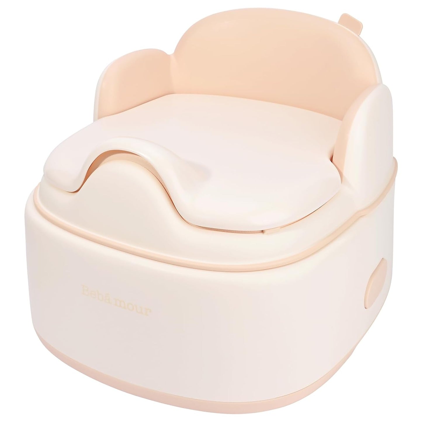 Bebamour Potty Training Toilet 3 in 1 Multi-Functional Potty Seat Detachable Baby Potty Step Stool Anti-Slip Stable Potty Training Toilet with 100 Pack Trash Bags for Baby Toddler Kids(Grey)