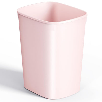 CEROELDA 3 Pack Bathroom Trash Can with Lid, 10L/2.6 Gal Small Garbage Can with Press Top Lid, Slim Plastic Waste Basket for Toilet, Office, Bedroom (Muti 1)