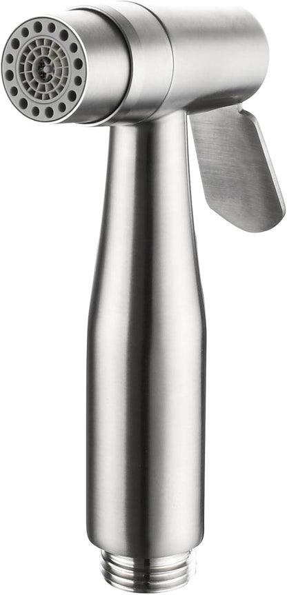 2 Function Cloth Diaper Sprayer,Biveah Stainless Steel Handheld Bidet Sprayer for Toilet Brushed Nickel, KXS004NA