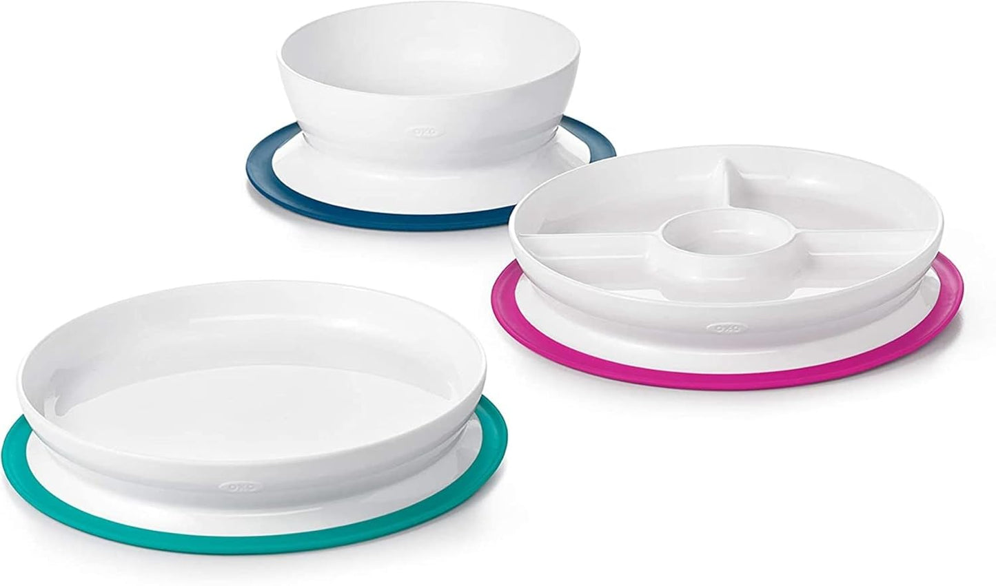 OXO Tot Stick and Stay Suction Plate - Blossom
