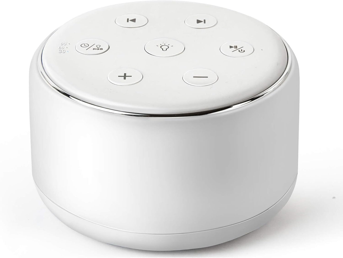FamiSym White Noise Sound Machine Baby for Sleeping with Night Light – 34 Soothing Sounds, Rechargeable White Noise Machine for Kids Adults, Portable Lullaby Sleep Machine Baby Soother Home Travel