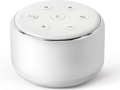 FamiSym White Noise Sound Machine Baby for Sleeping with Night Light – 34 Soothing Sounds, Rechargeable White Noise Machine for Kids Adults, Portable Lullaby Sleep Machine Baby Soother Home Travel