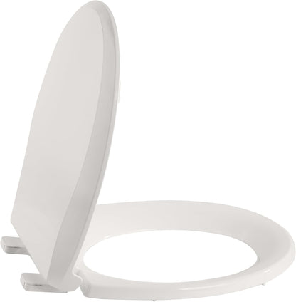 Toilet Seat with Toddler Seat Elongated, PP Material Family Toilet Seat Cover, Soft Close Adult & Toddler Seats, Easy to Clean, Safe Potty Training Solution for Kids, Bathroom Upgrade for Home
