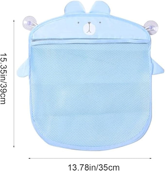 Bath Toys Organizer Bag,Quick Dry Storage Net,Cute Mesh Bath Toy Storage,Hanging Toy Organiser,Bathroom Mesh Organiser Bag