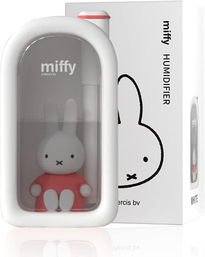 Mipow X Miffy Cool Mist Humidifier - Ultrasonic Quiet, Mini Cute Humidifier with Night Light, 380ml Humidifiers for Bedroom/Babies Nursery/Office