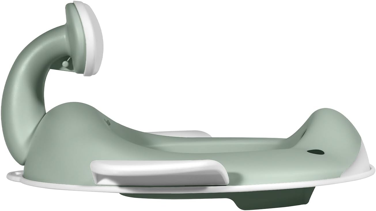 Kindsgut Whale Potty Training Seat for Toddlers – Kids Toilet Seat with Backrest, Non-Slip, Fits Round & Oval Toilet Seats, Designed in Germany, Peach