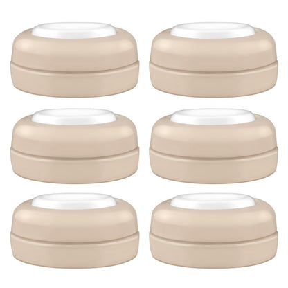 Maymom Screw Lids Aka Travel Caps with Rewritable Sealing Disc Compatible with Avent Bottle, Maymom Wide Mouth Bottles; Cap Replace Avent Natural Bottle Sealing Ring and Sealing Disc, 6pcs. (Blue)