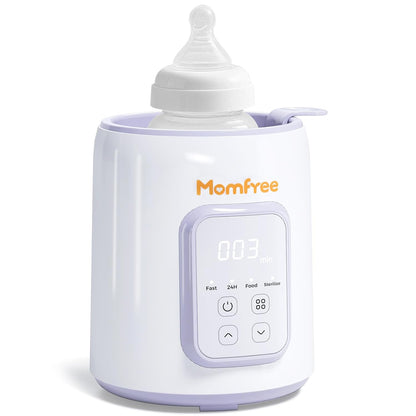 Bottle Warmer, 8-in-1 Fast Baby Bottle Warmer for Breastmilk and Formula,Milk Warmer with Accurate Temperature Control and Automatic Shut-Off,Multifunctional Bottle Warmers for All Bottles (Purple)