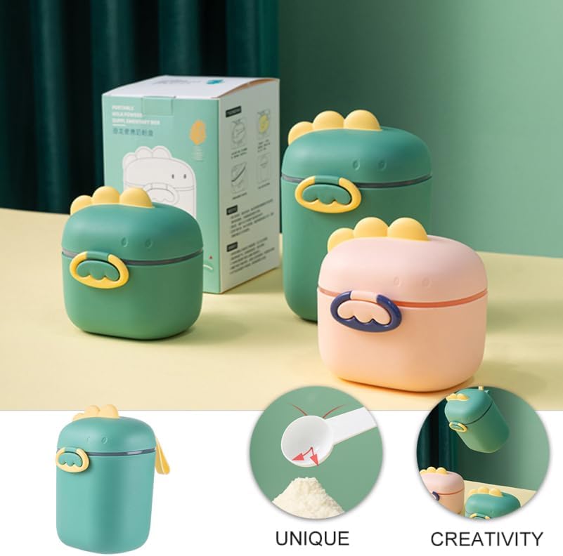Toddmomy 2-Pack Baby Formula Dispenser with Scoop Airtight Milk Powder Storage Box for Travel Portable Baby Food Container for on-the-Go Feeding