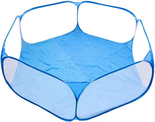 LUOZZY Animal Baby Playpen Foldable Fence Anti-Slip Bases Baby Playard Breathable Pet Playpen Indoor Outdoor Yard Fence for Kitten Puppy Bunny Hamster Ferret, 47Inch