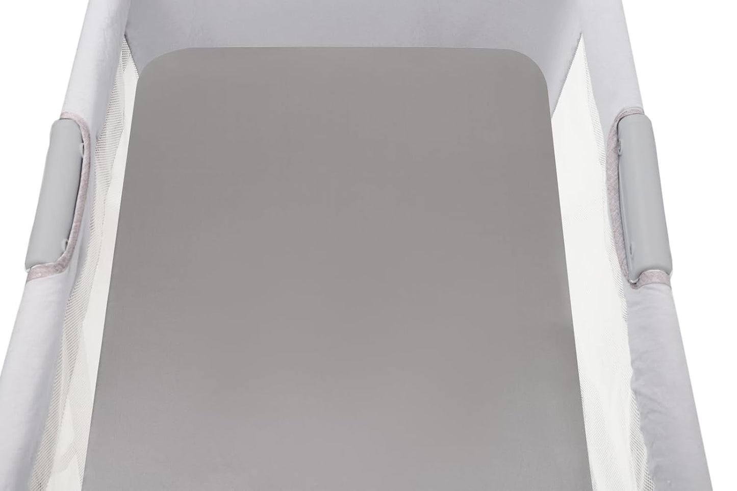 Knlpruhk Silk Bassinet Sheet 100% Pure Mulberry Silk 35"x20" Compatible with Large Bedside Sleeper Bassinet for Baby Hair 19 Momme 6A High Grade Fibers Ultra Soft Smooth Breathable Grey