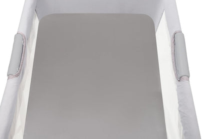 Knlpruhk Silk Bassinet Sheet 100% Pure Mulberry Silk 35"x20" Compatible with Large Bedside Sleeper Bassinet for Baby Hair 19 Momme 6A High Grade Fibers Ultra Soft Smooth Breathable Grey