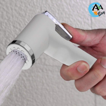 Dual Mode Toilet Bidet Sprayer Head – Chrome Finish Handheld Bidet for Toilet & Bathroom Cleaning – Cloth Diaper Sprayer, Muslim Shower, Jet Spray – G1/2 Coupling