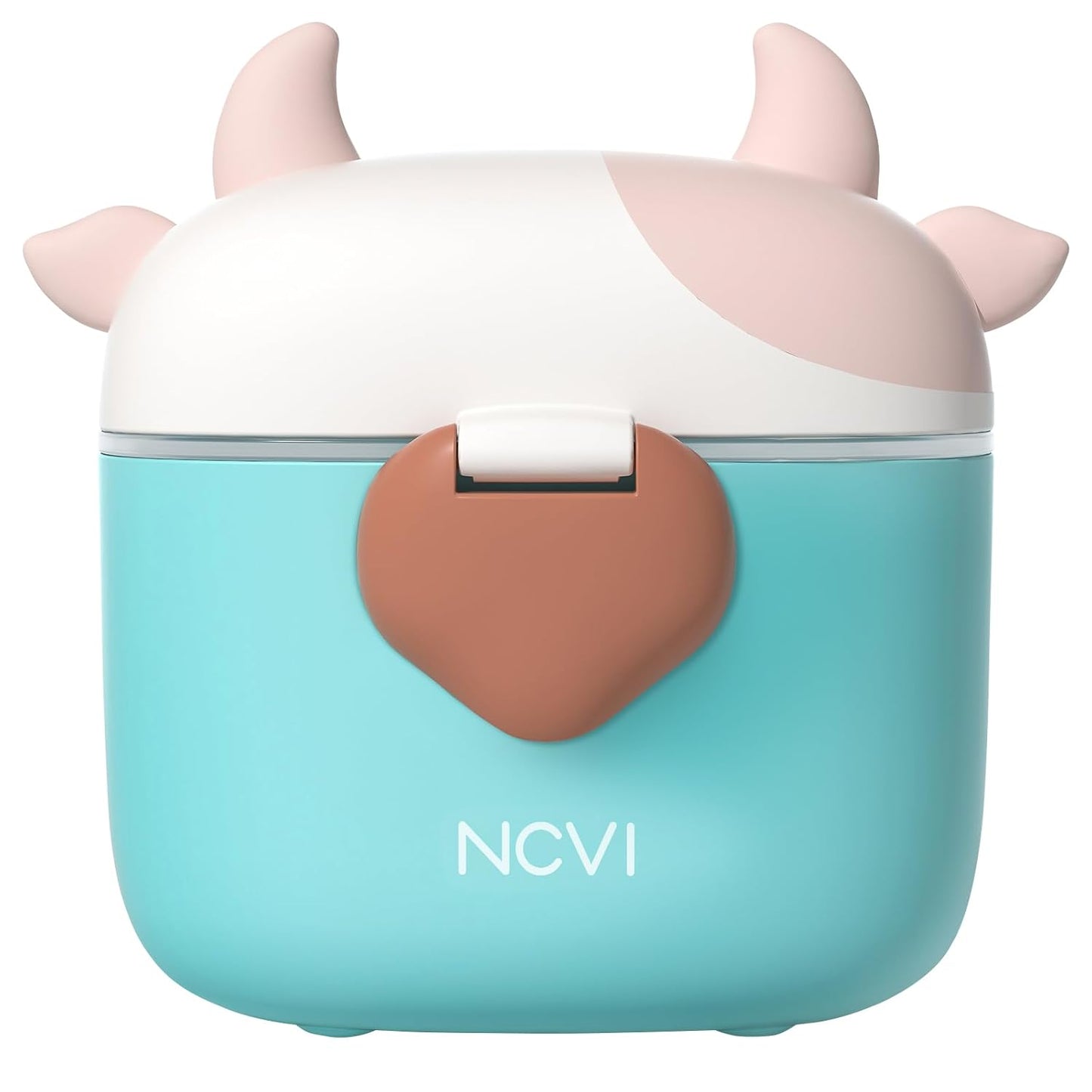 NCVI Baby Formula Dispenser On The Go, Formula Container To Go, Formula Holder for Travel, Outdoor Picnic with Baby Infant, Portable Container for Milk Powder, Snacks, Candy, Fruits (Pink)