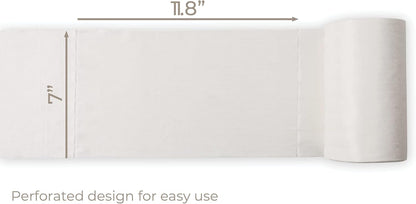 Diaper Liners for Cloth Diapers, 100 Disposable Sheets Per Roll, Made of Soft Material, by Nora's Nursery