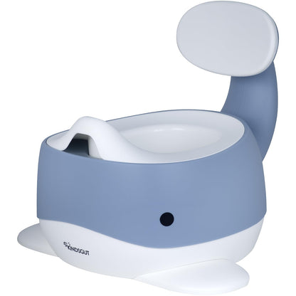 Kindsgut Whale Potty Training Toilet – Ergonomic Toddler Potty for Boys & Girls, Designed in Germany, Non-Slip & Easy Clean, Pigeon Blue