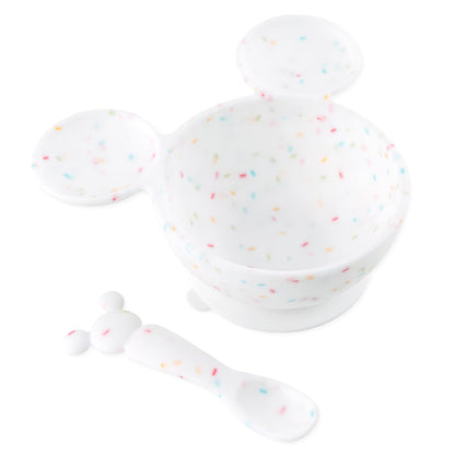 Bumkins Baby Bowl, Silicone Feeding Set with Suction for Baby and Toddler, Includes Spoon and Lid, First Feeding Set, Training Essentials for Baby Led Weaning for Babies 4 Months Up, Sage