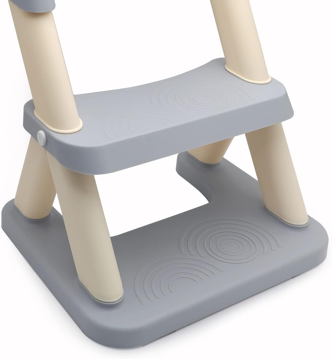 HTTMT- Giraffe Potty Training Toilet Ladder Seat With Upgraded Cushion Step Stool Ladder Toilet Chair/Toilet Trainer for Baby Toddler Kids Children In Pink [P/N: ET-BABY001-PINK STEP]
