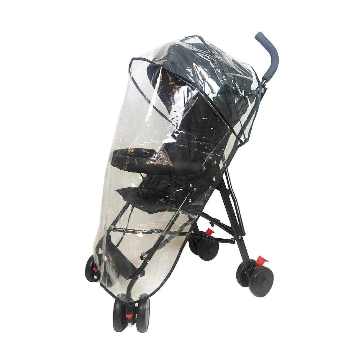 Stroller Rain Cover Baby Stroller Cover for Toddler Umbrella Stroller,Lightweight Travel Stroller,Windproof Waterproof Weather Shield,Compact Stroller Accessories EVA Material Odourless
