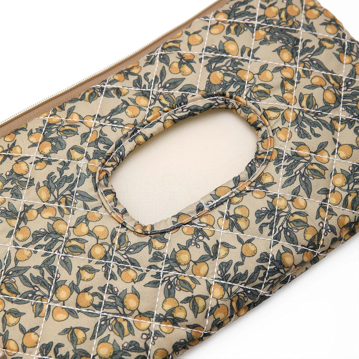 Quilted Diaper Wipe Pouch Portable Mommy Bag Refillable Floral Baby Wipe Holder for Travel Stroller Daily Casual (wihi)
