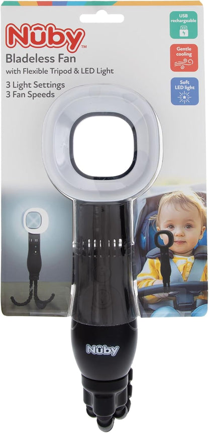 Nuby Bladeless Flexible Tripod 3-Speed Fan
