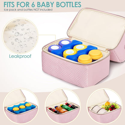 Wearable Breast Pump Bag, Pumping Bag with Cooler Compartment