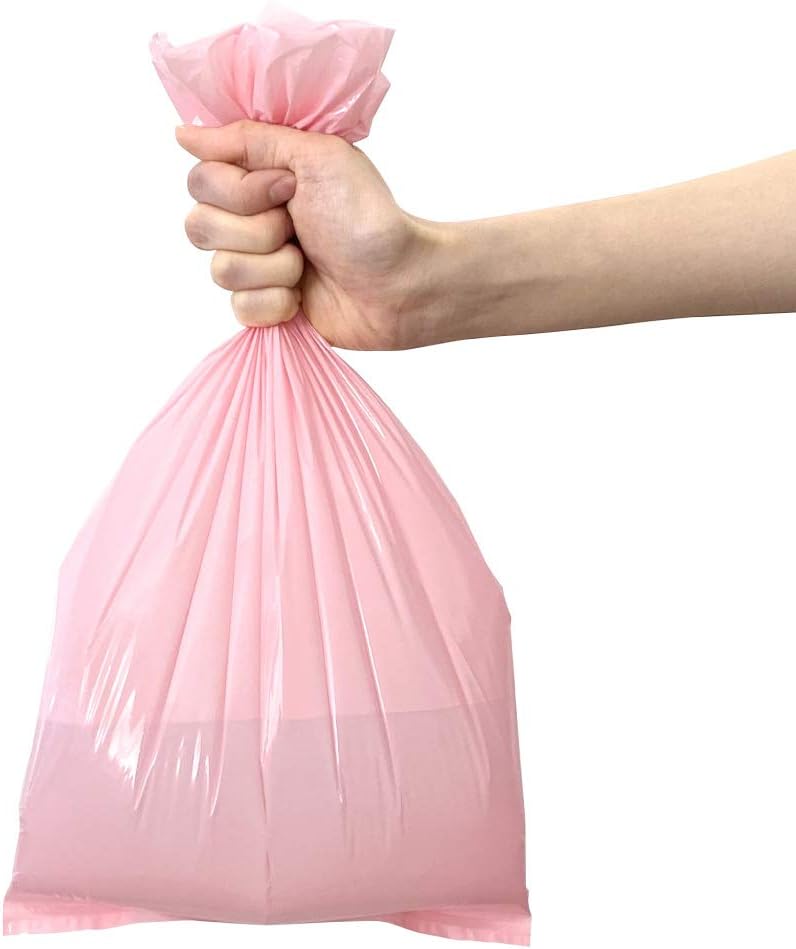 Amazing Odor Sealing Baby Diaper Disposal Bags - Durable and Unscented [Size: M, Color: Pink] (90 count, Pack of 1) (90 Bags)