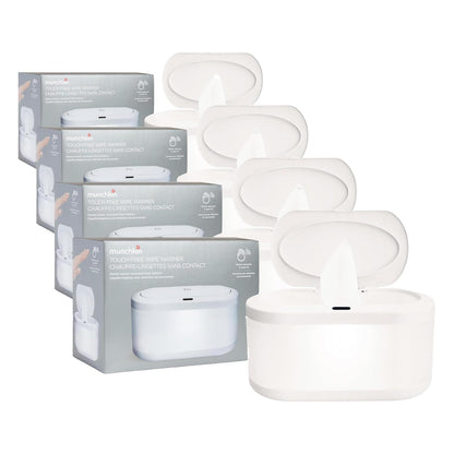 Touch Free Baby Wipe Warmer with Nightlight & Motion Sensor, White