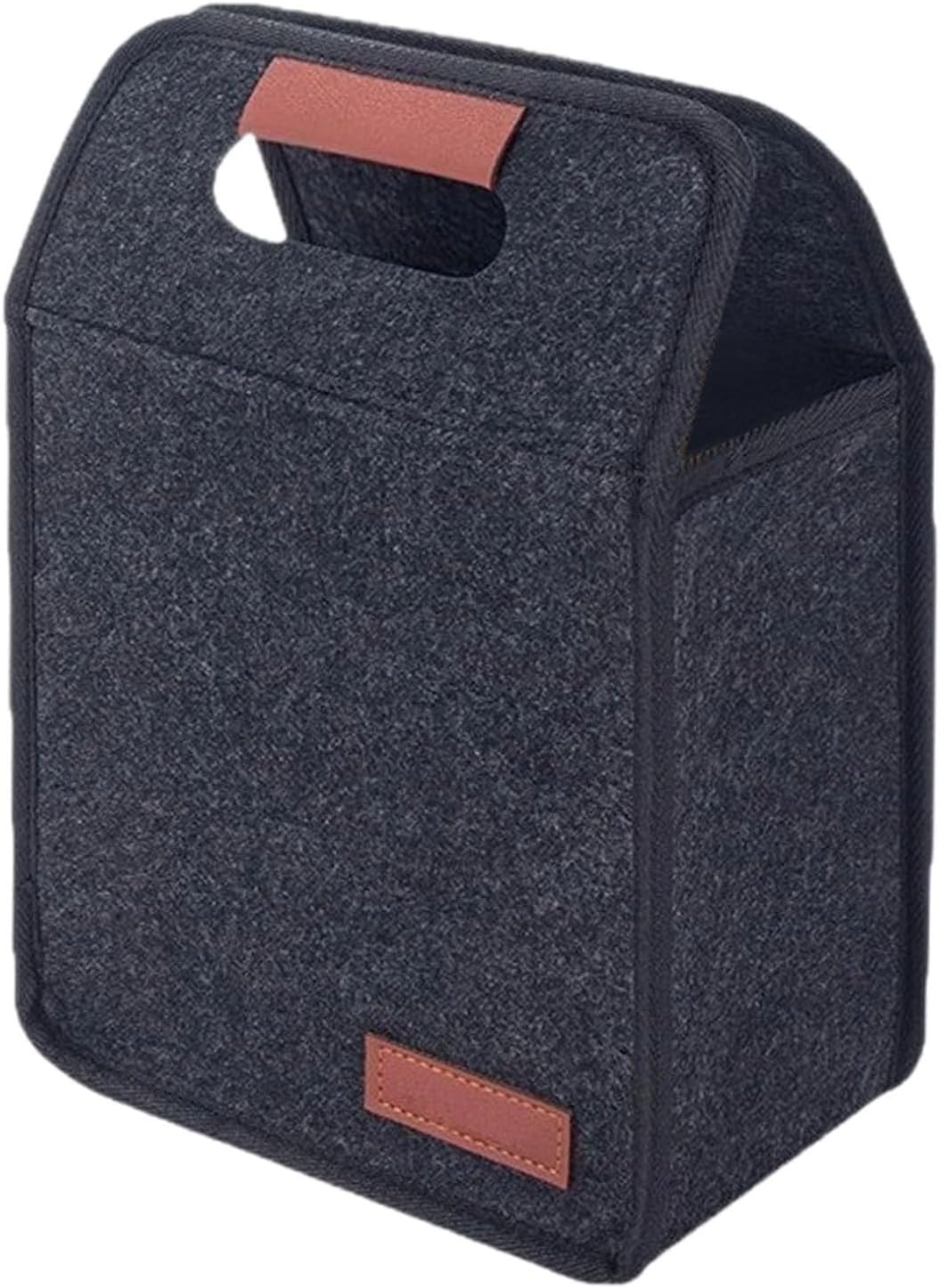 Foldable Drink Carrier Tote Bag with Leak Resistant Compartments, Multi Cup Beverage Organizer with Handle, Insulated Divider for Coffee, Takeout, Car Travel, Picnic, Grocery Transport (2 Cups)