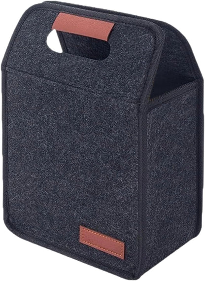 Foldable Drink Carrier Tote Bag with Leak Resistant Compartments, Multi Cup Beverage Organizer with Handle, Insulated Divider for Coffee, Takeout, Car Travel, Picnic, Grocery Transport (2 Cups)
