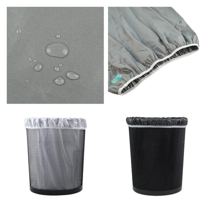 2 Pack Reusable Diaper Pail Liner for Cloth Diaper,Rubbish Bag,Laundry,Fits for 13.3 Gallon Trash Can and Diaper Pails,Kitchen Garbage Cans Black +Gray PL-B2629