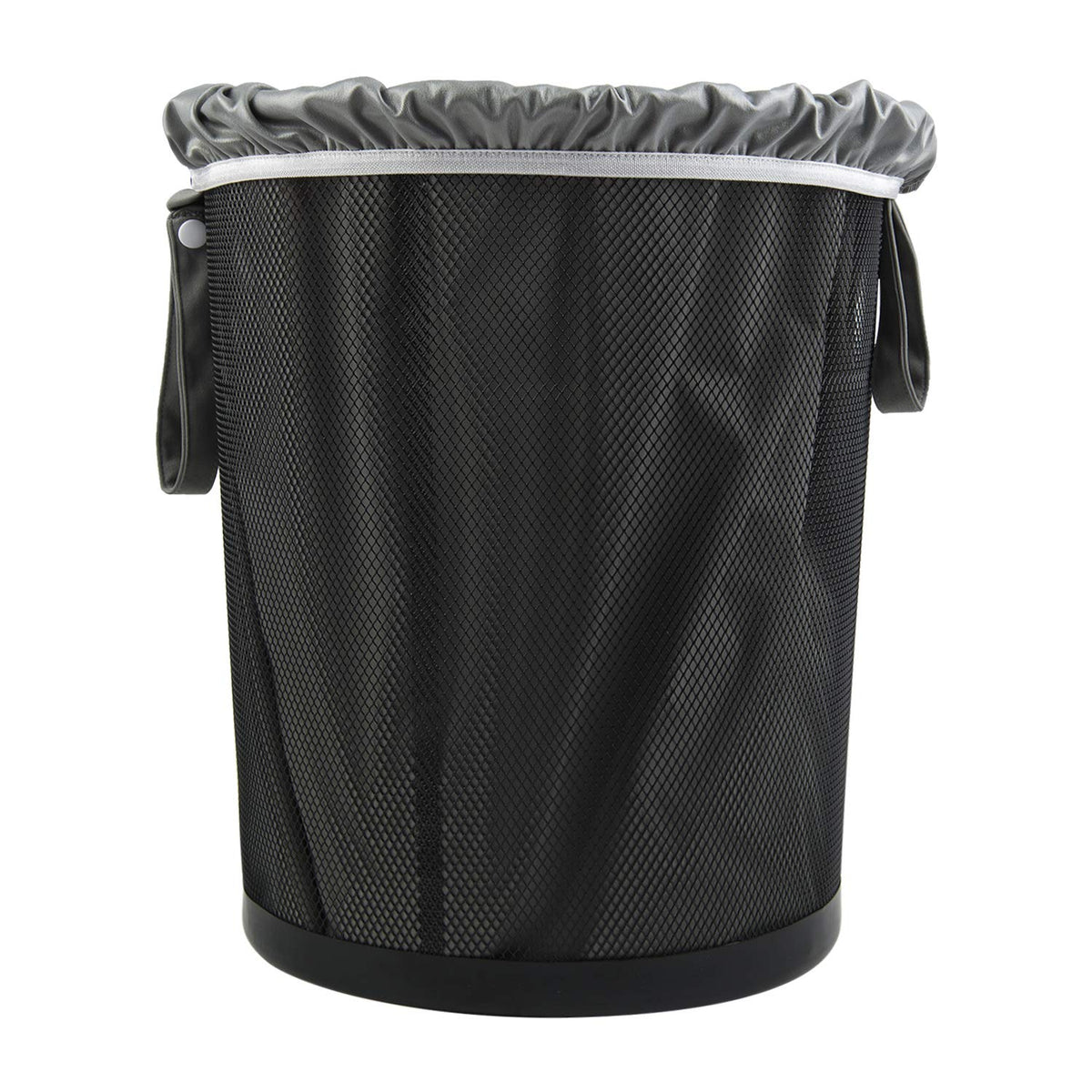 2 Pack Reusable Diaper Pail Liner for Cloth Diaper,Rubbish Bag,Laundry,Fits for 13.3 Gallon Trash Can and Diaper Pails,Kitchen Garbage Cans Black +Gray PL-B2629
