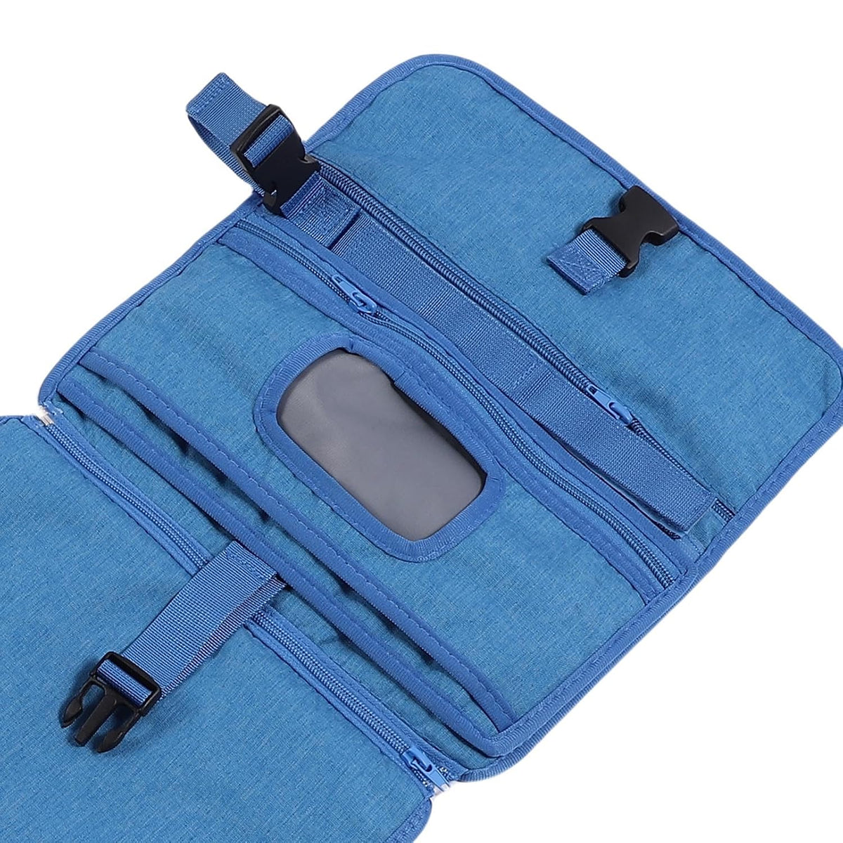 Portable Newborn Diaper Changing Mat Water Proof Baby Changer Pad for Travel, Oxford Cloth, 34.1 X 21.3 Wet Wipe Holder, Outdoor Outings (Grey)