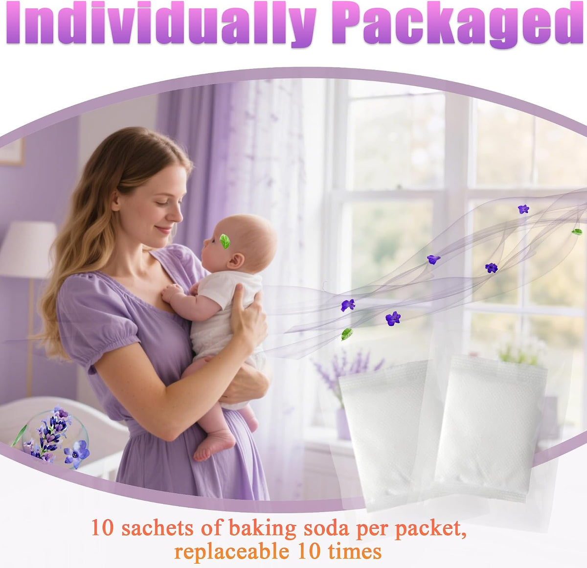 10PCS Natural Baking Soda Refills for 3.5" Puck Cartridge