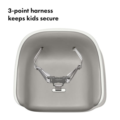 Nest Toddler Booster Seat for Kitchen with Removable Cushion, Gray