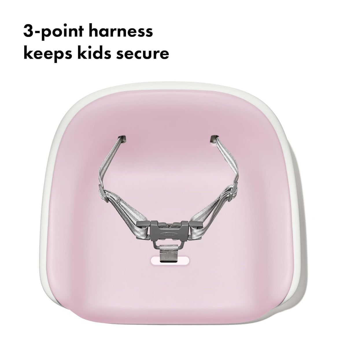 Nest Toddler Booster Seat for Kitchen with Removable Cushion, Gray