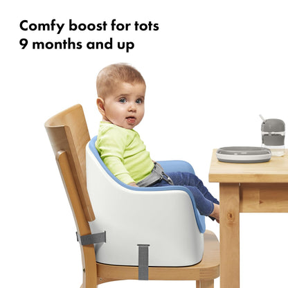 Nest Toddler Booster Seat for Kitchen with Removable Cushion, Gray