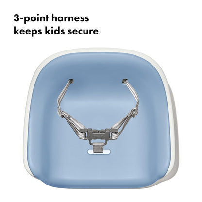 Nest Toddler Booster Seat for Kitchen with Removable Cushion, Gray