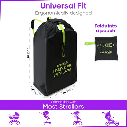 Car Seat Travel Bag with Stroller Bag for Air Travel Airplane Backpack Gate Check Bag Cover for Flight Check In