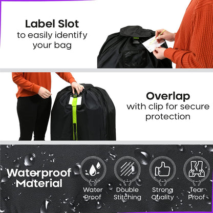 Car Seat Travel Bag with Stroller Bag for Air Travel Airplane Backpack Gate Check Bag Cover for Flight Check In