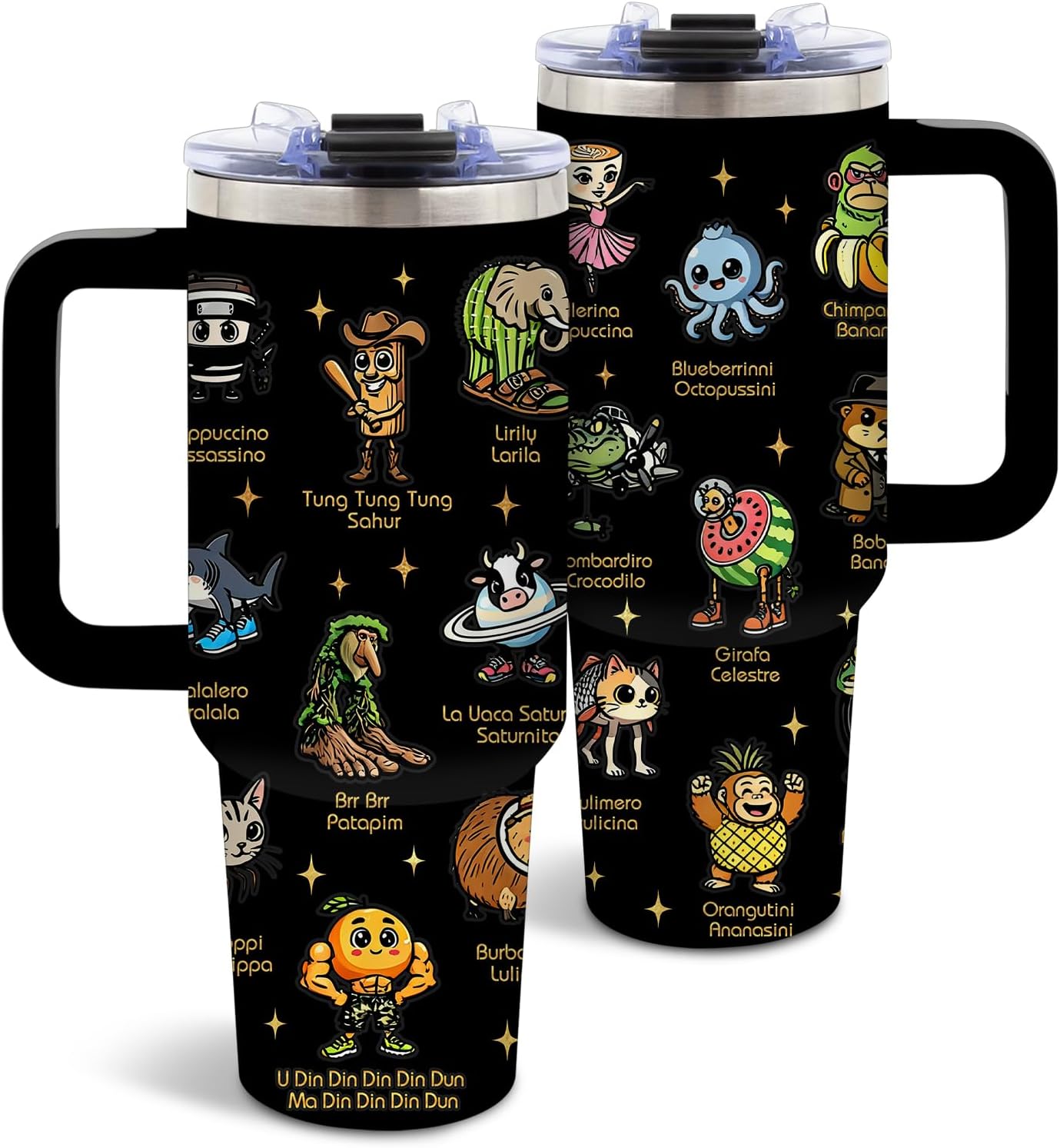 Funny Skull Tumbler 40oz, Insulated Funny Witchy Gifts for Women | Audacity Cup, Skeleton Unicorn Tumbler Leakproof, Gothic Skeleton Water Bottle, Aesthetic Gifts for Tarot Lovers, 1 Pack